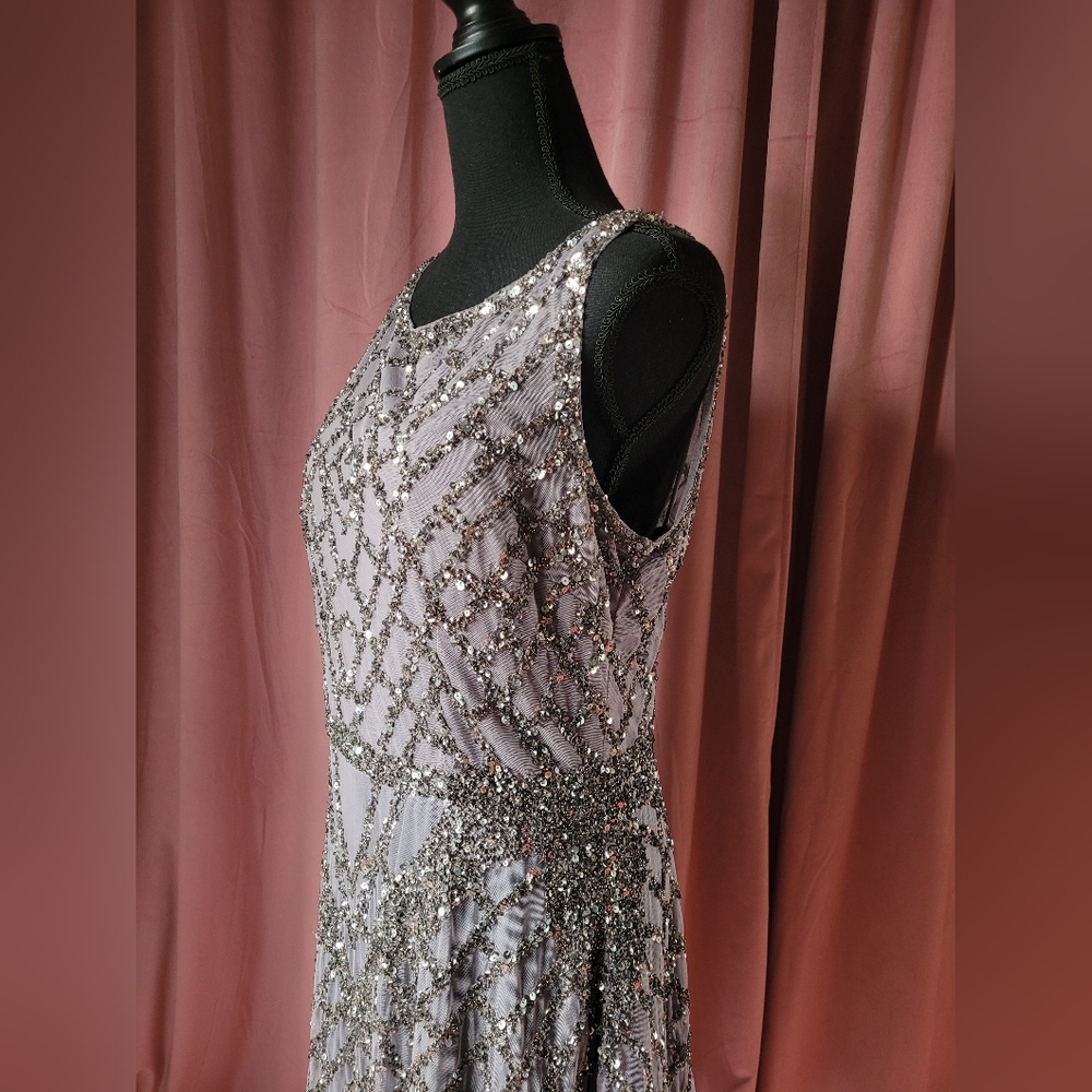 Aidan Mattox Sequin Cocktail Dress - Picture 3 of 7